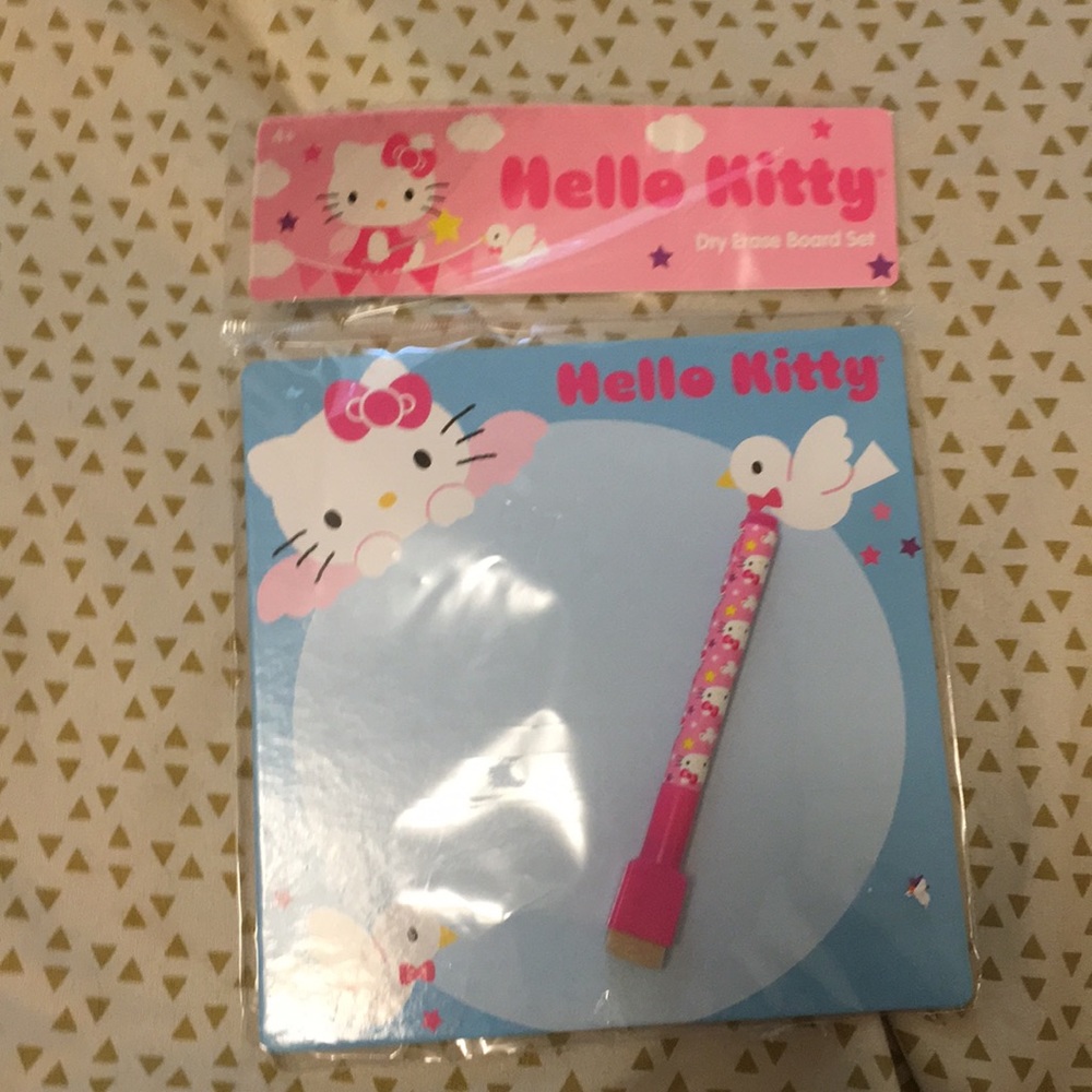 Hello kitty dry erase board set